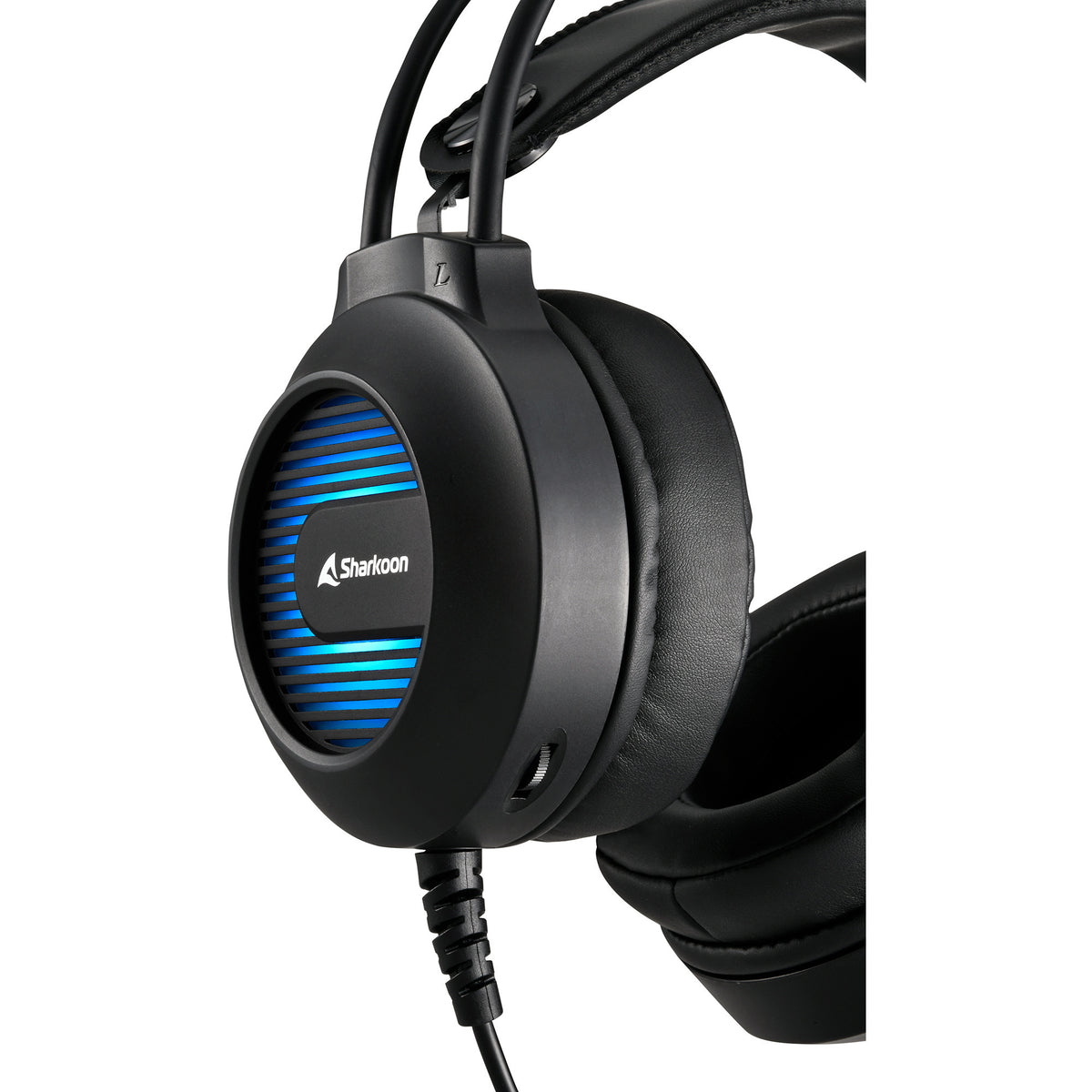Cuffie da gioco over-ear Sharkoon skiller sgh20 (nere, PC, PlayStation 5)