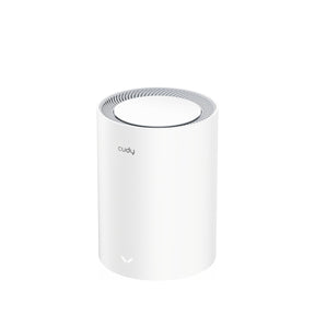 Cudy ax3000 router mesh sistema wi-fi 6 mesh da 2,5 g (confezione da 1) (bianco)
