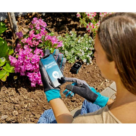 Gardena set di sensori di controllo dell'irrigazione intelligente computer per irrigazione (grigio turchese)