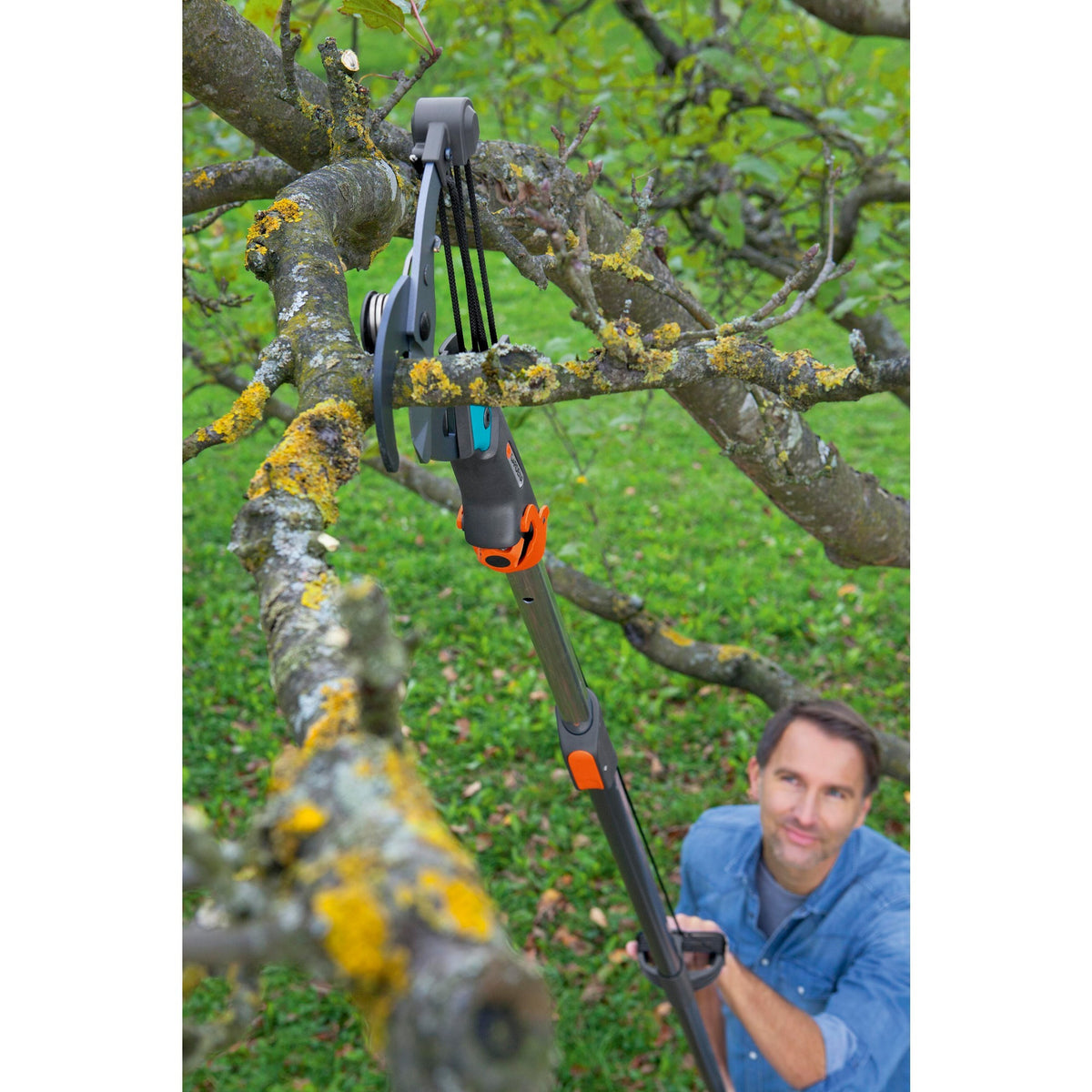 Cesoie per alberi Gardena combi-system bypass (grigio, 298-20)