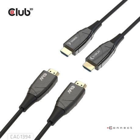 Cavo Club 3d HDMI ibrido AOC 8k60hz 4k120hz, cavo 100 m (nero)
