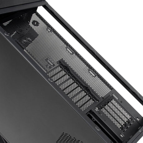 Custodia Silverstone alta f2 big tower (nera | 4x USB-A | 1x USB-C | vetro temperato)