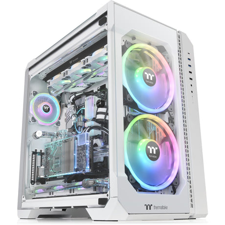 Thermaltake view 51 tg snow argb edition custodia midi tower (bianco | 4x USB-A | 1x USB-C | RGB | finestra)