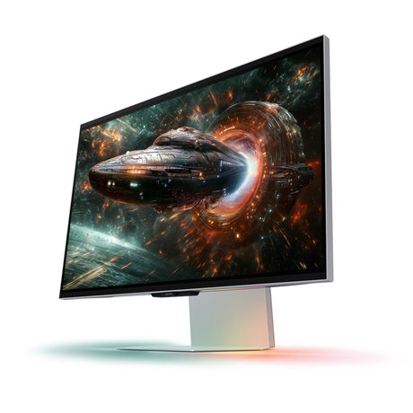 Monitor da gioco Samsung Odyssey 3D G90XF 27 4K UHD (argento, 2x HDMI, DisplayPort, 2x USB-A, USB-B, 165 Hz)
