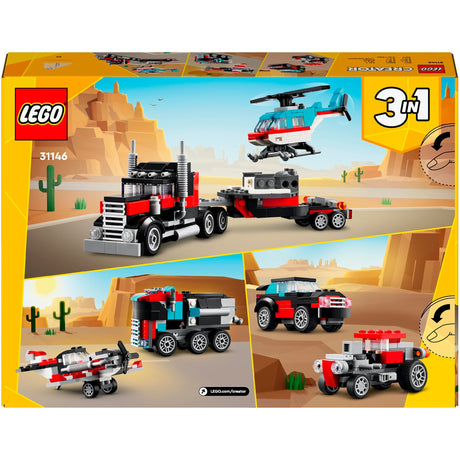 Lego Creator Camion 3 in 1 con elicottero - 31146