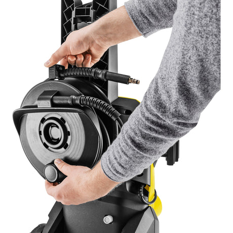 Idropulitrice premium Kärcher k 4 wcm (giallo nero, con blaster e avvolgitubo)