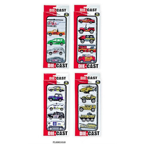 Modellini auto Aro diecast 1:64 confezione da 5 pz.