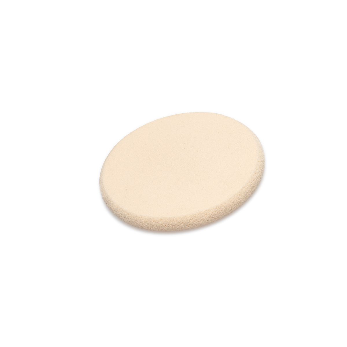 Spugna tonda in crema viso per unghie, senza blister