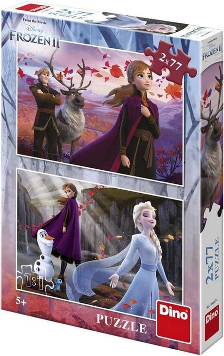 Puzzle Dinotoys - Disney's Frozen II - 2 x 77 pezzi
