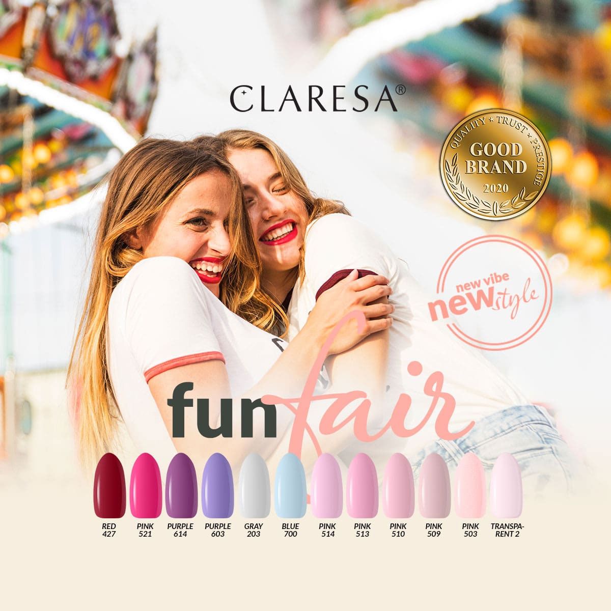 Smalto gel uv led Claresa 5ml viola 603 luna park