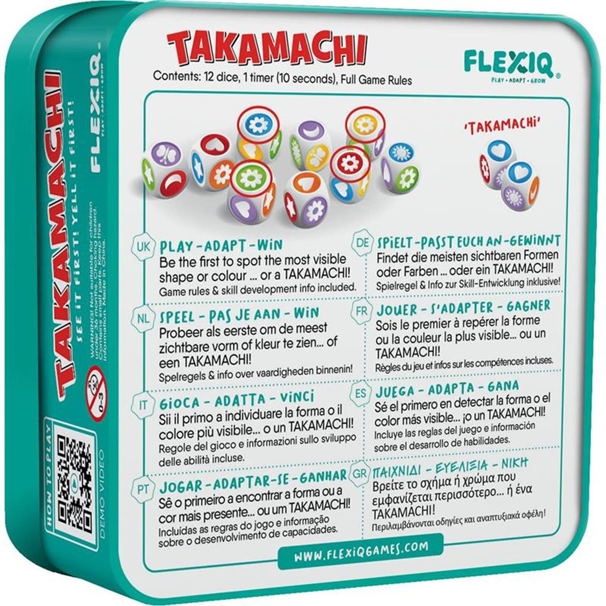 Flexiq - gioco di dadi takamachi