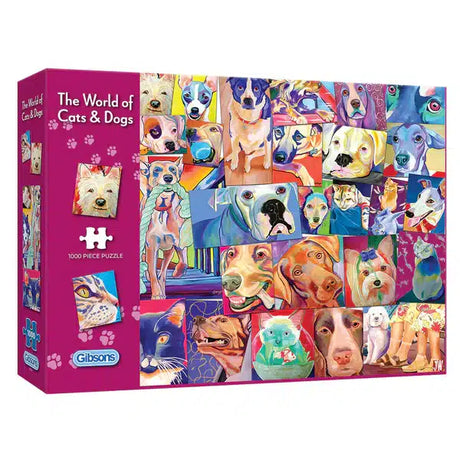 Gibson Puzzle World of Cats and Dogs