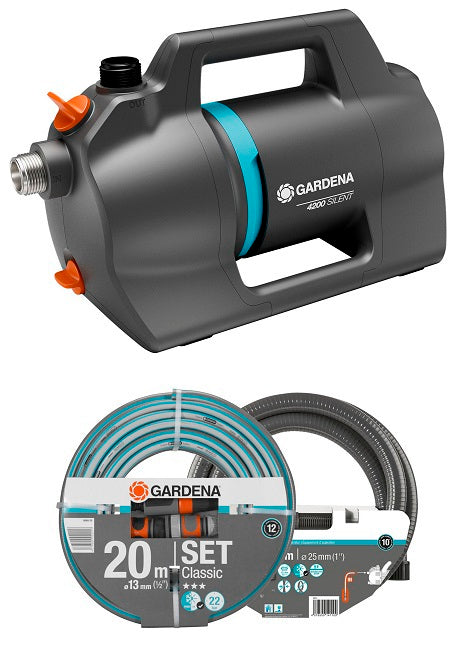 Pompa per irrigazione prodotti Gardena 4200 silent set