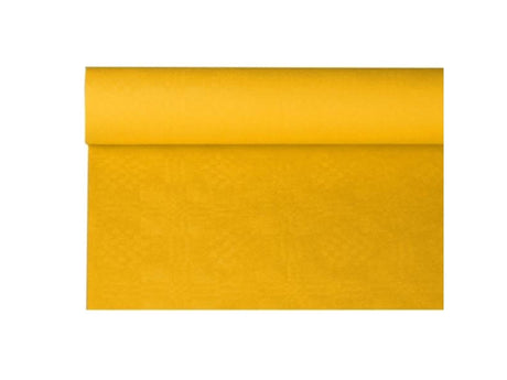 Rotolo di carta tovaglia damascata Haza 120 cm x 8 m giallo
