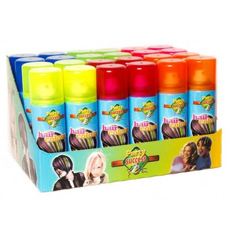 Lacca per capelli Haza al fluoro disponibile in 5 diversi colori al fluoro da 125 ml