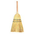 Esschert design scopa a mano in paglia 21x48 cm