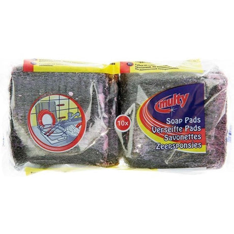 Ty Mul Pan spugna in lana d'acciaio con sapone, confezione da 10
