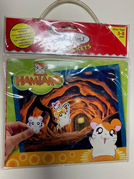 Adesivi per finestre Hamtaro dei giochi universitari riutilizzabili