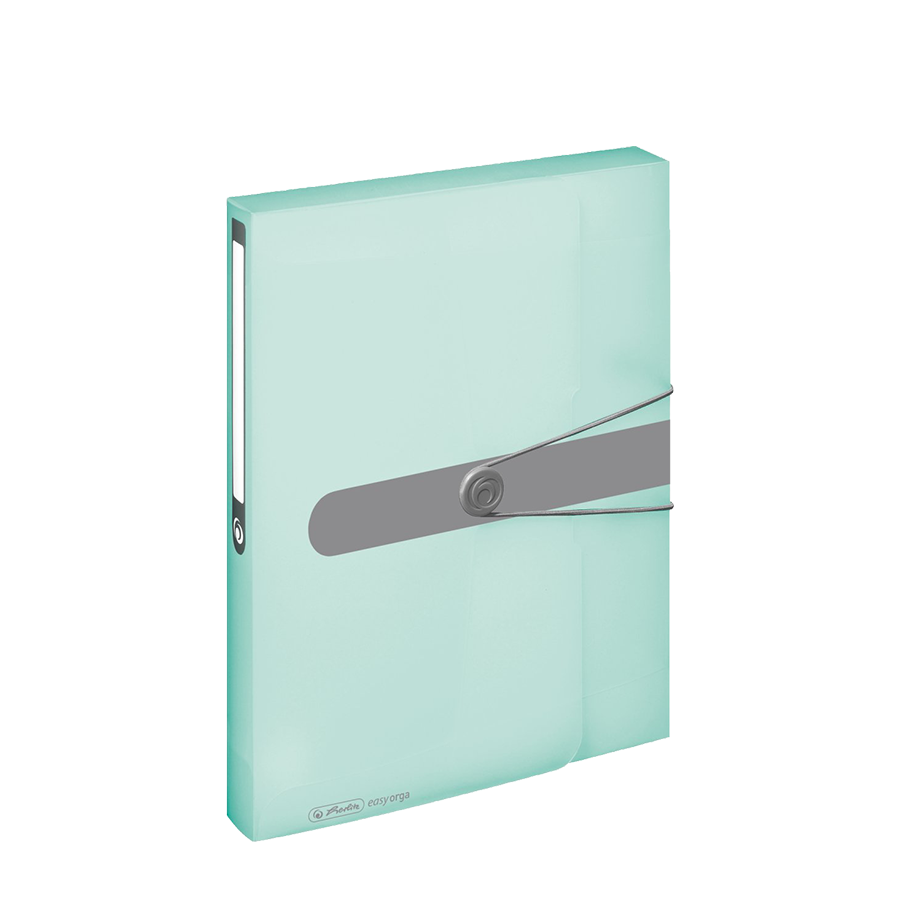 Scatola portadocumenti Herlitz a4 4 cm menta pastello