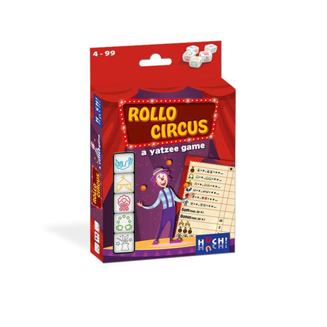Rollo: un gioco yatzee - circo - gioco di dadi (nl fr)