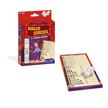 Rollo: un gioco yatzee - circo - gioco di dadi (nl fr)