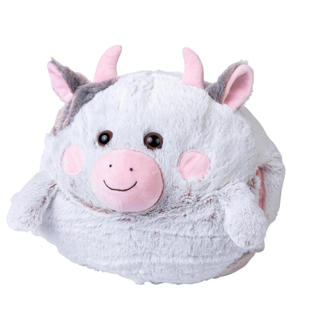 Noxxiez accogliente scaldamani peluche mucca 35 cm