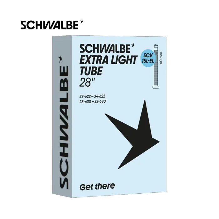 Camera d'aria Schwalbe scv15l-el 28 34-622 630 60mm nero