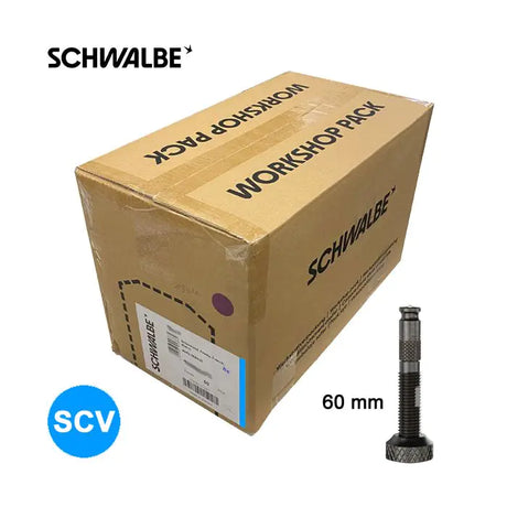 Camera d'aria Schwalbe 23 30-622 630 scv15 valvola a scatto 60mm confezione officina 50 pezzi