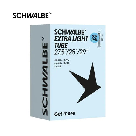 Camera d'aria Schwalbe scv19-el 40 62-584 635 40mm nero