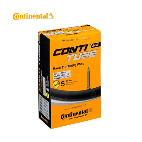 Continental Inner Tube 28 Poinch Gara larga 25-622 32-630 SV 60mm Box