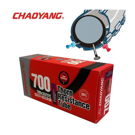 Chaoyang 28x1 5 8x1 3 8 (37 40-622) antiforatura 3,7 mm (resistenza alla spina) fv 48 mm y122508+3