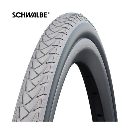 Schwalbe 24x1 3 8 (37-540) maratona più sedia a rotelle perf. filo grigio-nero 10281540.01