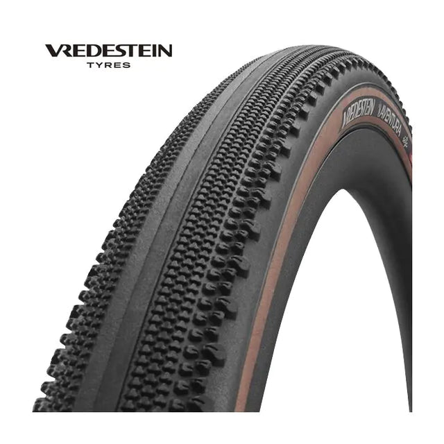 Vredestein - aventura seta tlr 700x38c marrone nero