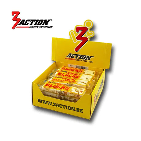 Blocchi di torrone 3azione 40 grammi - espositore 20 pezzi - 1202030006