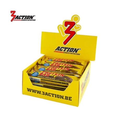 Barretta proteica 3azioni doppio cioccolato 40 grammi - espositore 20 pezzi - 1202030021