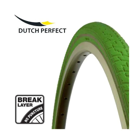 Piene perfette olandesi 28 x 1 ½ 40-635 Nessuna puntura - verde con riflesso