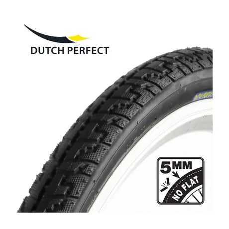 Olandese perfetto 28x1 1 2 (40-635) senza cavo reflex nero piatto