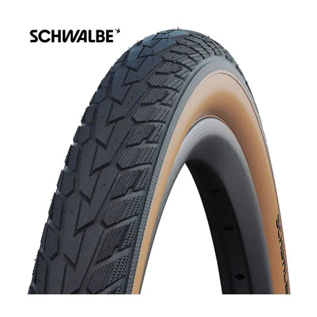 Schwalbe copertone road cruiser 28x1.75 47-622 filetto nero marrone
