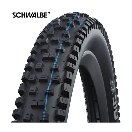 Band pieghevole Schwalbe Nobby Nic Super Trail 27,5 x 2,40 62-584 mm - Nero
