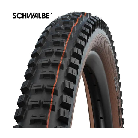 Banda pieghevole Schwalbe Big Betty Super Gravity 29 x 2.40 62-622 mm - marrone nero