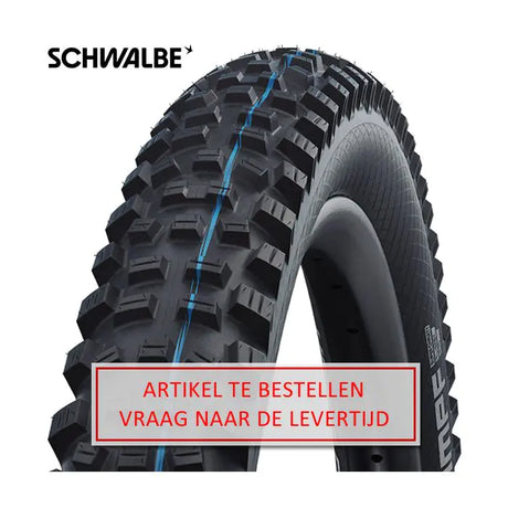 Schwalbe hans Damft - tle - addix speedgrip - super trail - 27.5x2.80 - nero