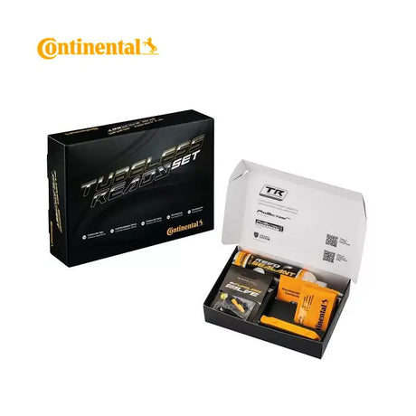 Set Continental tubeless ready (nastro per cerchioni tl 25 mm, 2 pz. valvole tl s42, sigillante) 0140092
