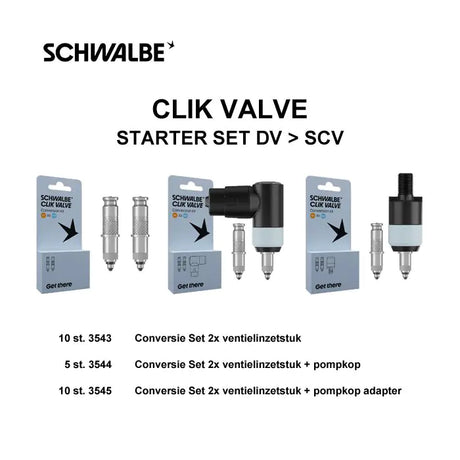 Valvola Schwalbe Ventil Clik Valvola Clik Valv Starter Kit Dv