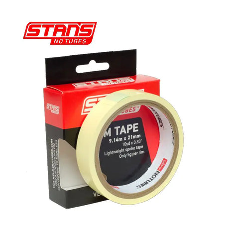 Stans notubes rim tape nastro giallo largo 21 mm rotolo 9 metri (10yd) as0030