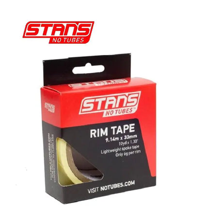 Stans notubes rim tape nastro giallo largo 33 mm rotolo 9 metri (10yd) as0134