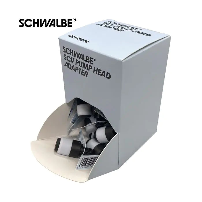 Schwalbe espositore da banco valvola clik (scv) adattatore pompa (25 pezzi)
