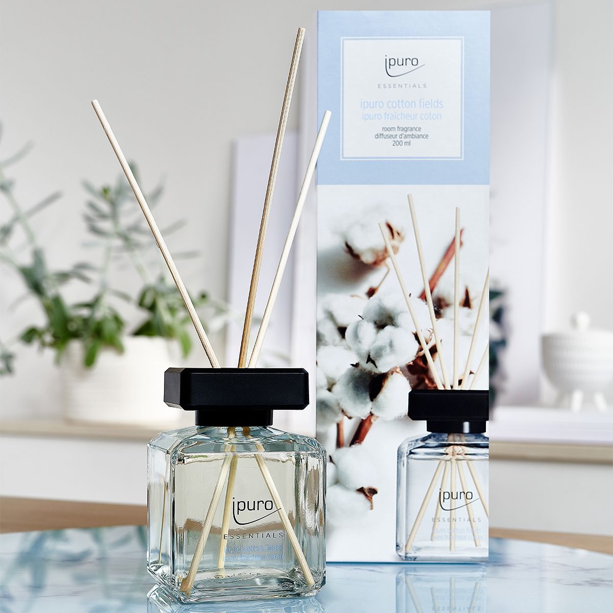 Diffusore di fragranze Ipuro Campi di Cotone 200 ml