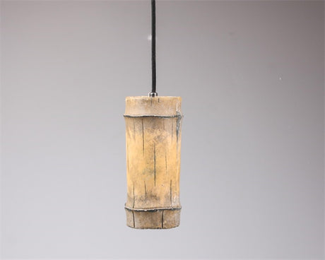 Lampada decorativa ispirata alla stagione aspetto bambù 9x9x26 cm lampada a sospensione aspetto bambù 9x9x26 cm