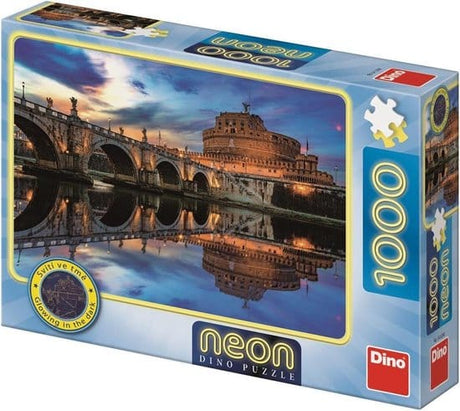 Dinotoys Dino Puzzle - Glow in the Dark Angel Castle Roma - 1000 pezzi