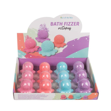 Bomba da bagno polpo 7 cm 4 assortiti